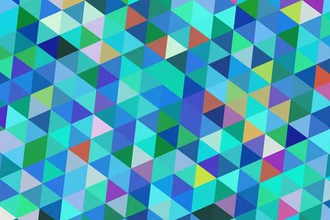 Colorful geometric pattern of 3d cubes in vibrant shades Stock Illustration
