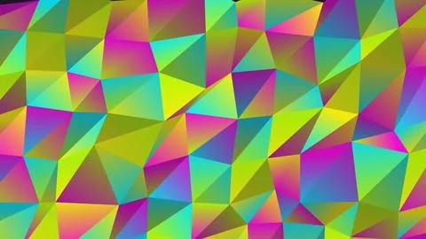 Colorful geometric pattern with 3d cubes and vibrant hues Stock Illustration