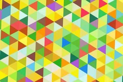 Colorful geometric pattern of 3d cubes with bright shades Stock Photos