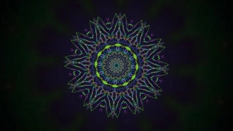Colorful geometric pattern with alternating shapes and designs Stock Footage 337301596