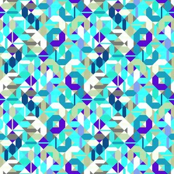 Colorful geometric pattern background - abstract vector graphic Illustrazione stock