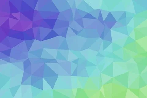 Colorful geometric pattern background in blue green shades Stock Illustration