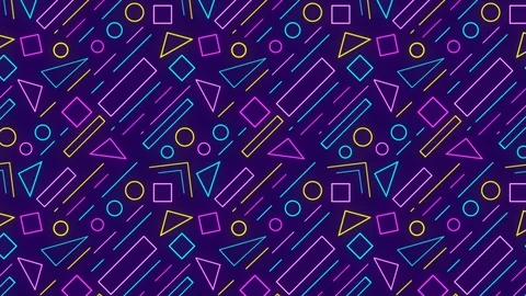 Colorful geometric pattern background Stock Footage 129730219