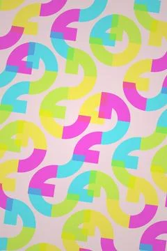 Colorful Geometric Pattern Background Stock Photos