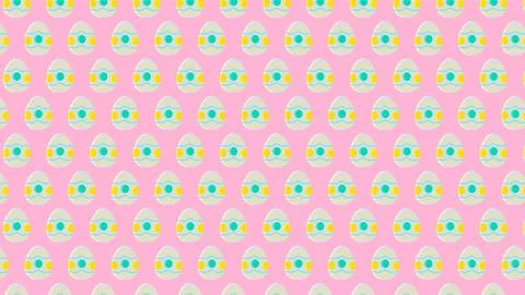 Colorful Geometric Pattern with Bright Pastel Shades. 스톡 일러스트