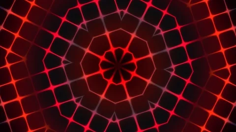 Colorful geometric pattern with bright shapes and dark Stock Footage 337963774