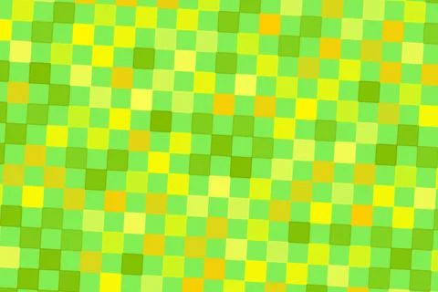 Colorful geometric pattern with bright yellow green shapes Stock Photos