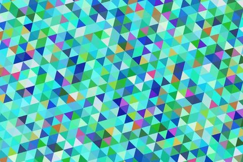 Colorful geometric pattern with cubes and triangles Stock Illustration