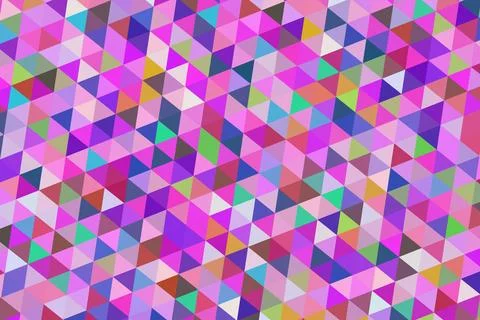 Colorful geometric pattern with cubes and vibrant shades Stock Illustration