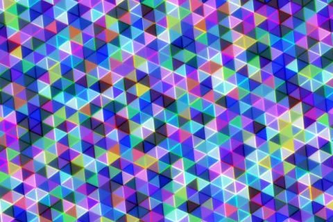Colorful geometric pattern with cubes and vibrant shades Stock Illustration