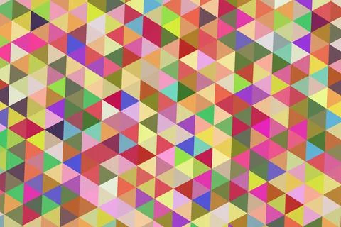 Colorful geometric pattern with cubes in bright shades Stock Illustration