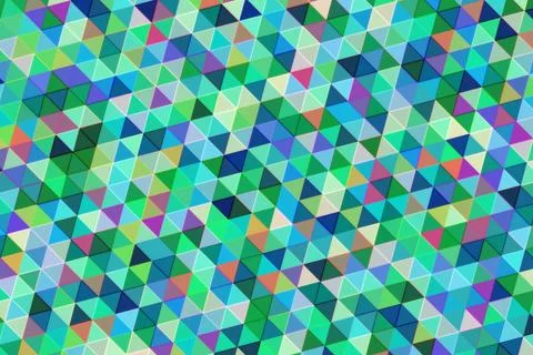 Colorful geometric pattern with cubes in vibrant shades Stock Illustration