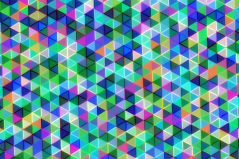 Colorful geometric pattern with cubes in vibrant shades Stock Illustration