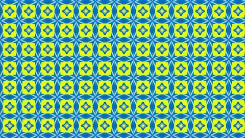 Colorful geometric pattern design. Bright, symmetrical tile background for decor Stock Illustration