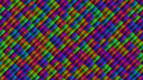 Colorful geometric pattern with diagonal lines and shapes Stock Footage 338295928