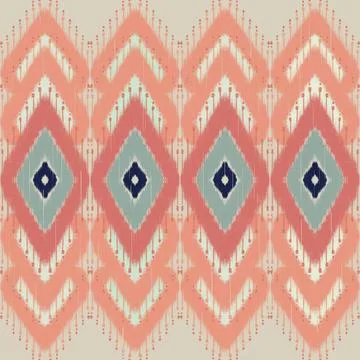 Colorful geometric pattern with diamond shapes and vibrant colors Stockillustratie