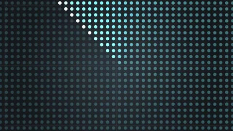 Colorful geometric pattern with dots forming a gradient Stock Footage 339329314