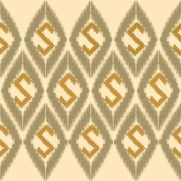 Colorful geometric pattern in green and peach tones 스톡 일러스트