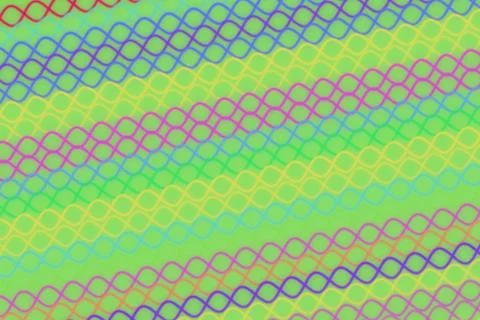 Colorful geometric pattern with hexagons and lines Stock Photos