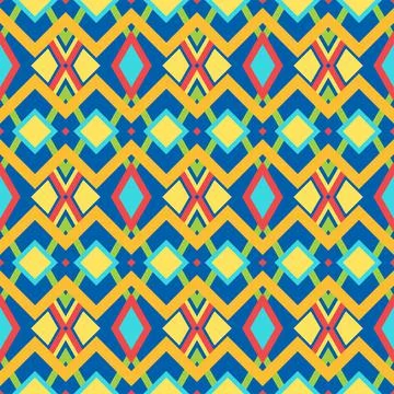 Colorful geometric pattern Stock Illustration
