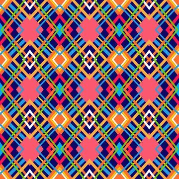 Colorful geometric pattern Stock Illustration