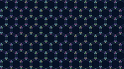 Colorful geometric pattern of intersecting lines 動画素材 316732170