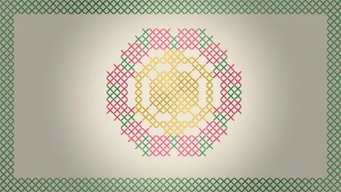 Colorful geometric pattern on a light background from Stock Footage 338324523