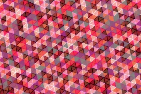 Colorful geometric pattern made of small cubes in pink shades 스톡 일러스트