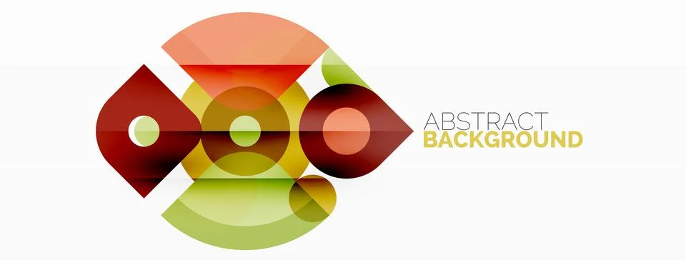 Colorful geometric pattern, minimal abstract background for wallpaper, banner Stock Illustration
