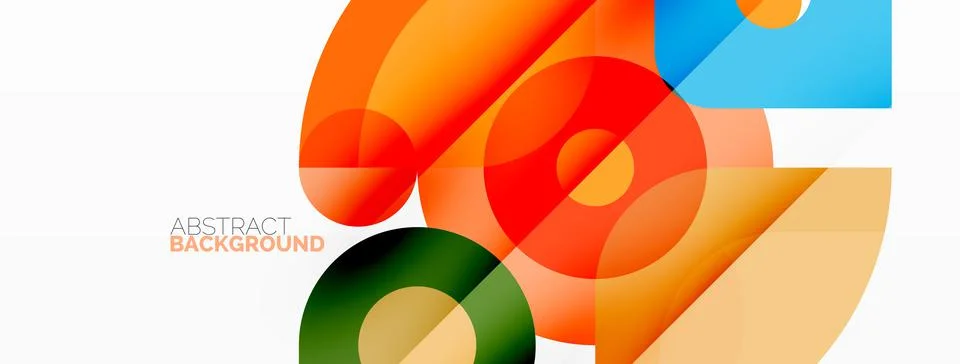 Colorful geometric pattern, minimal abstract background for wallpaper, banner Stock Illustration