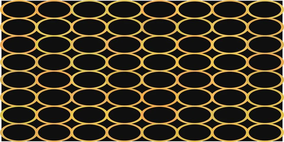 Colorful geometric pattern of overlapping ovals with rainbow borders 스톡 일러스트