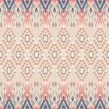 Colorful geometric pattern with pink, gray, yellow, and black Stock Illustration