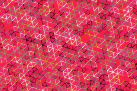 Colorful geometric pattern with pink, red, orange, and black Stock Photos