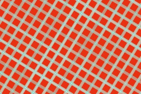 Colorful geometric pattern with red squares and green lines Stock Illustration
