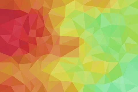 Colorful geometric pattern with red yellow green shades Stock Illustration