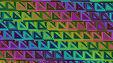 Colorful geometric pattern for seamless loop VJ use Stock Footage 340502049