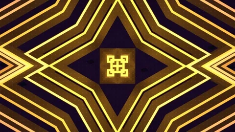 Colorful geometric pattern seamless loop for live visuals Stock Footage 340518405