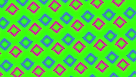 Colorful geometric pattern of shapes on green background video Stock Footage 327989187