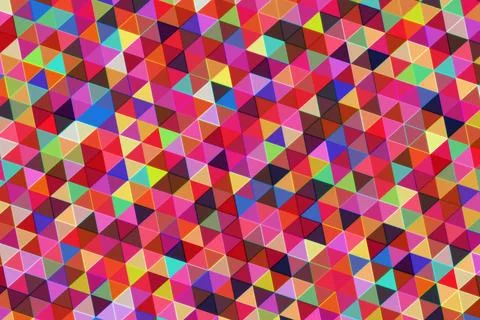 Colorful geometric pattern with small 3d cubes background 스톡 일러스트