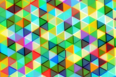 Colorful geometric pattern of small 3d cubes Stock Photos