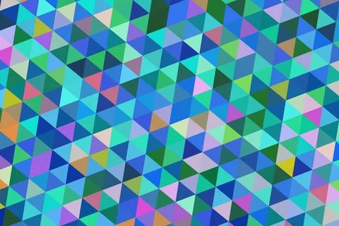 Colorful geometric pattern of small cubes in vibrant shades Stock Illustration