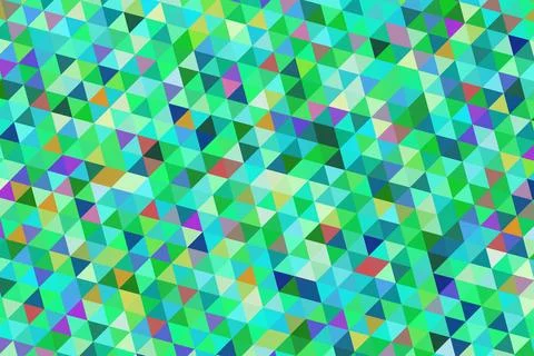 Colorful geometric pattern of small cubes in bright shades Stock Illustration