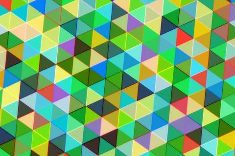 Colorful geometric pattern of small cubes in vibrant shades Stock Photos