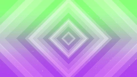 Colorful geometric pattern with square center and depth Stock Footage 274171888