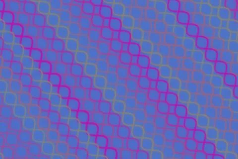 Colorful geometric pattern with squares and lines on fabric Stock Photos
