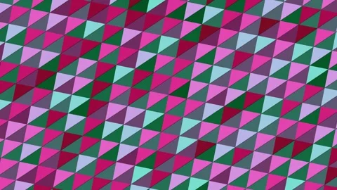 Colorful geometric pattern with triangles and vibrant hues Stock Footage 338227168