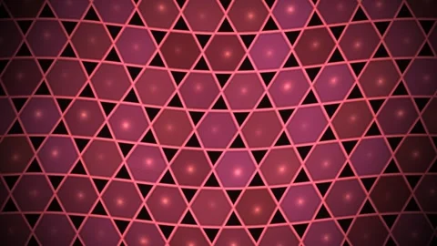 Colorful geometric pattern with triangles and lights in Stock Footage 340226228