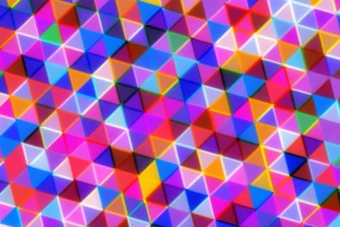 Colorful geometric pattern with triangles and squares イラスト素材