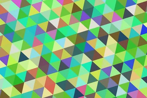 Colorful geometric pattern with triangles and squares Stock Illustration