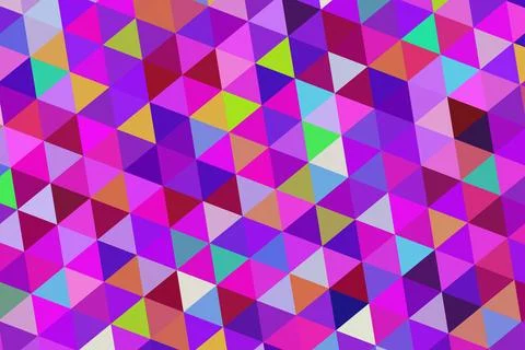 Colorful geometric pattern with triangles and squares design Illustrazione stock
